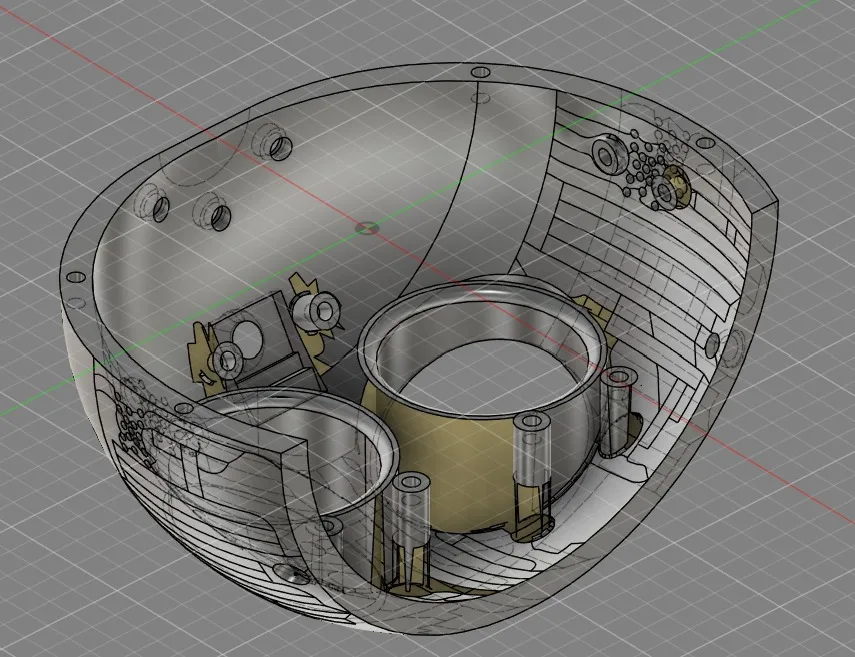 CAD-Modell der Körperschale